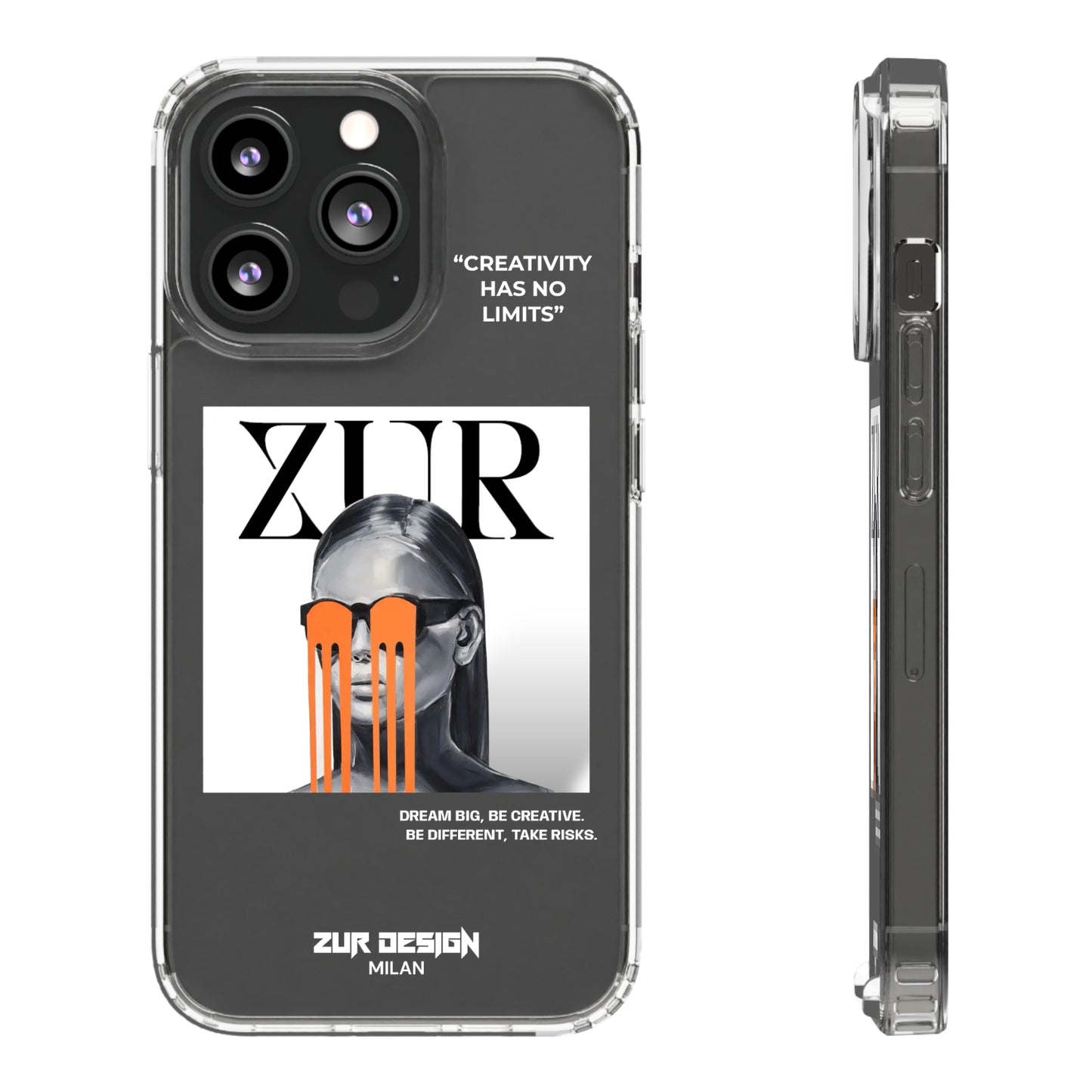 Zur designer clear case