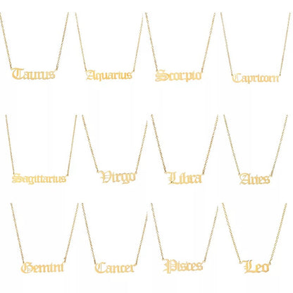 Star sign necklaces